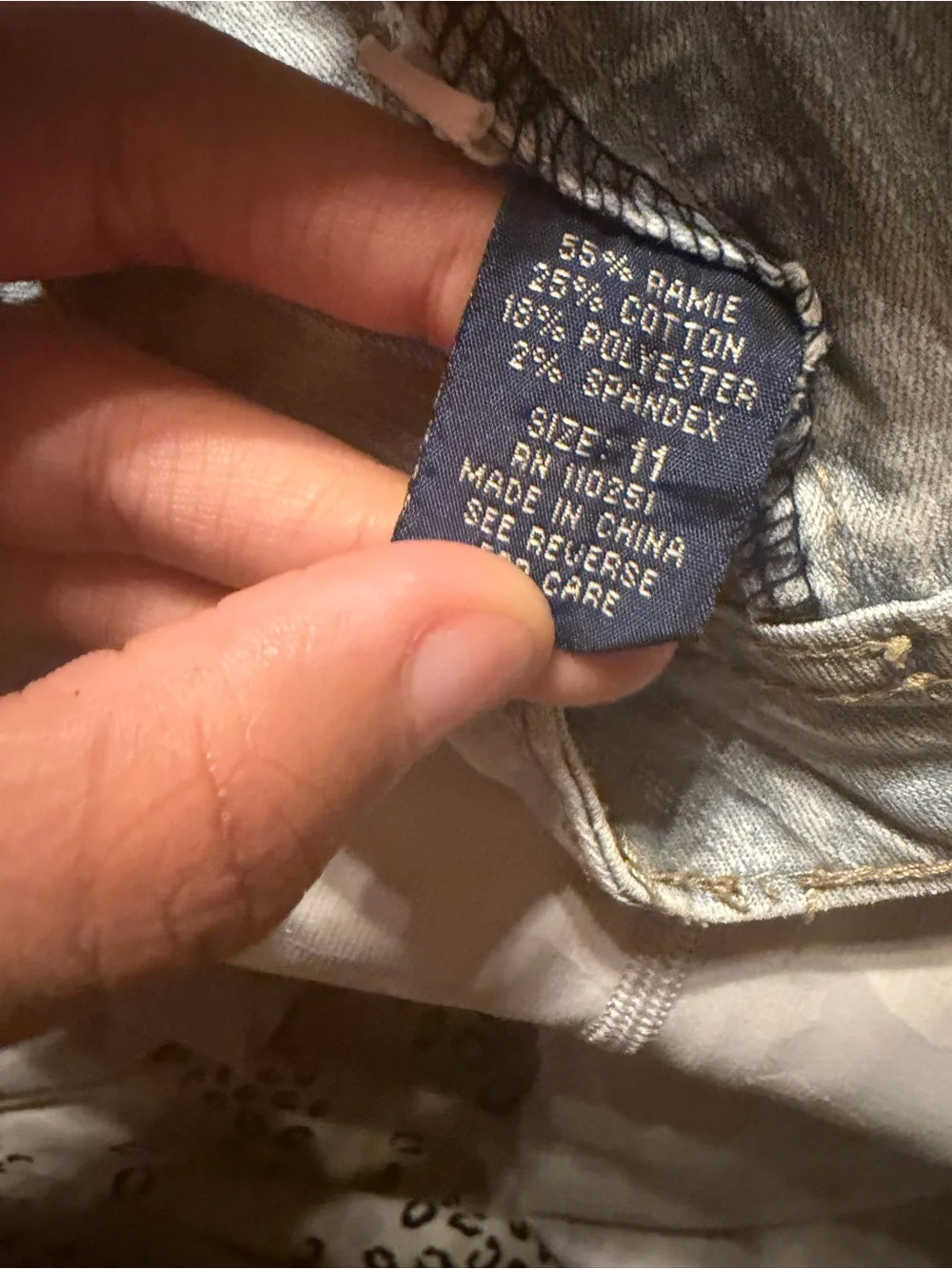 Vintage Y2K Angels Light Wash Denim Mini Skirt - Picture 4 of 4